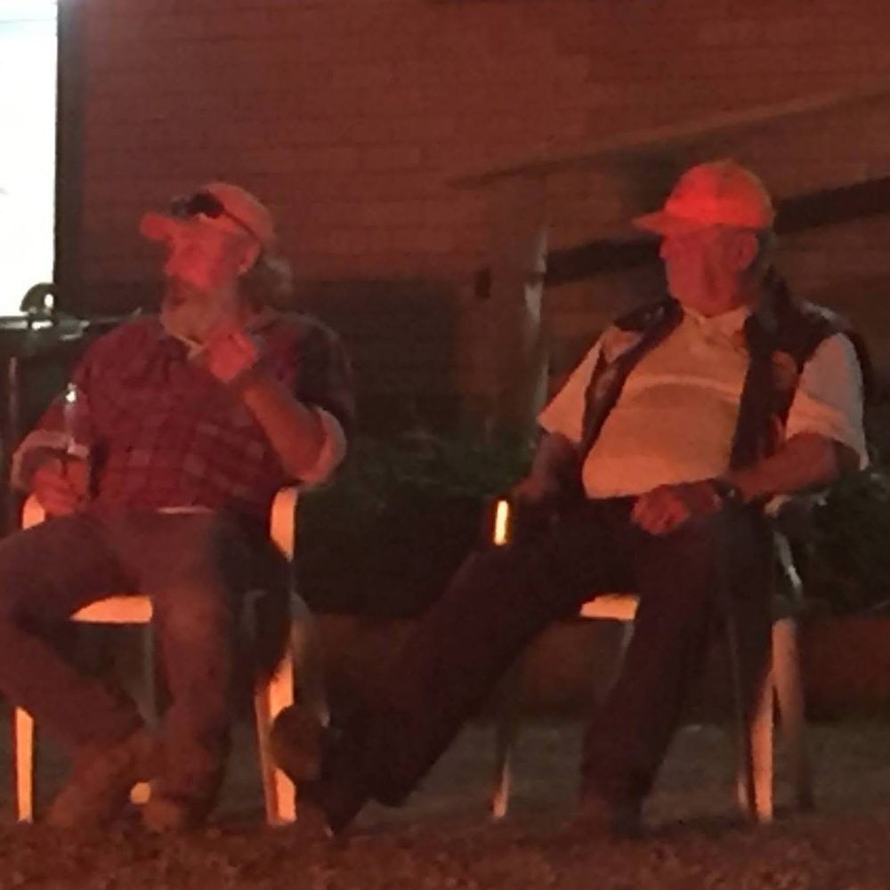 Archers Relaxing in Red Light