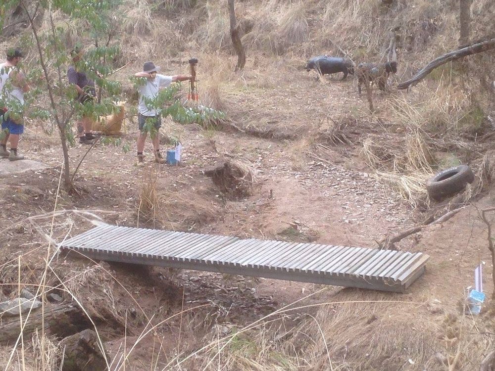 Archery Course Construction in Bush