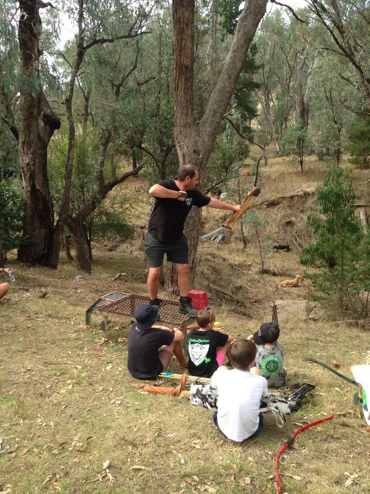 Archery Instruction in the Bush