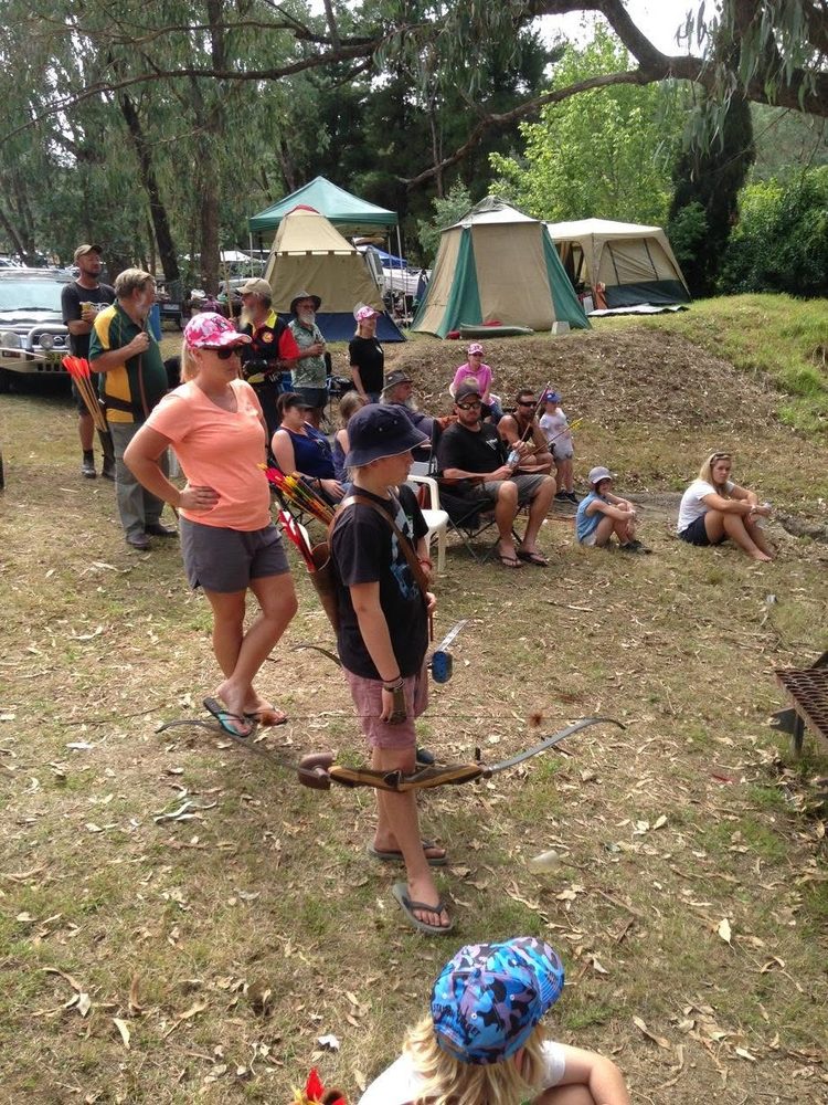 Archery Practice and Camping