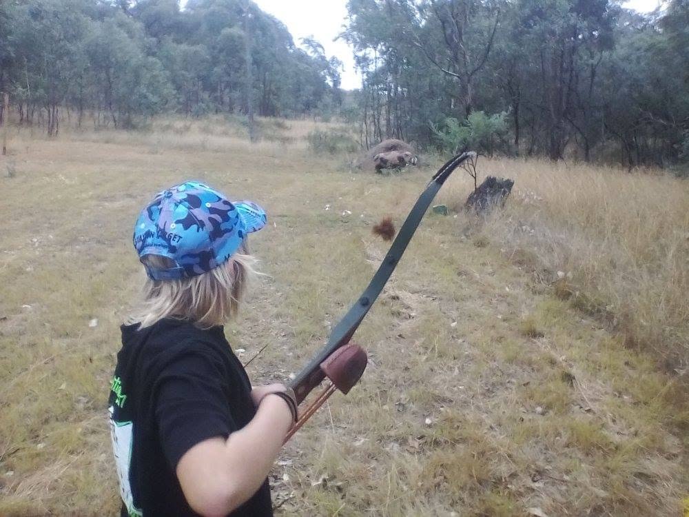 Archery Practice in Bushland
