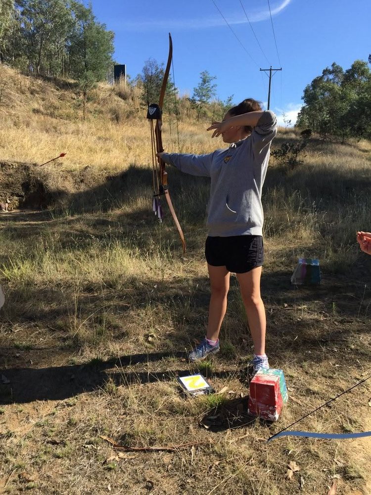 Archery Practice in Progress