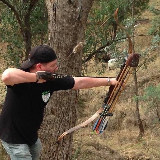 Archery Practice in the Bush