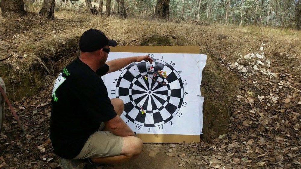 Archery Target in Bushland