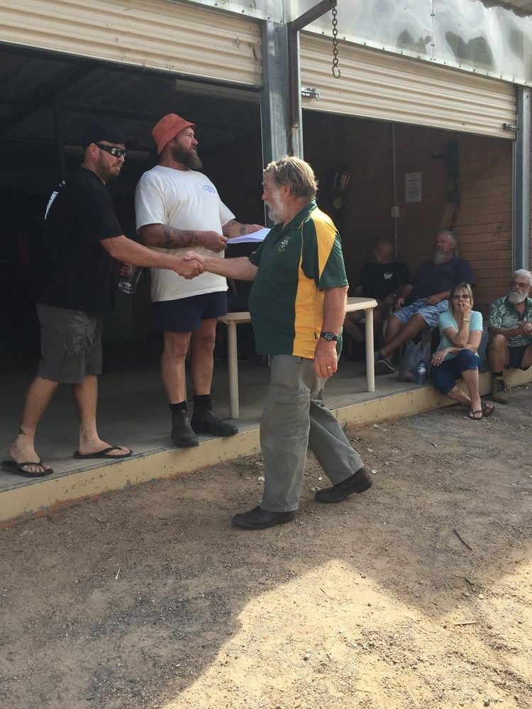 Awards Ceremony at Twin City Bowmen